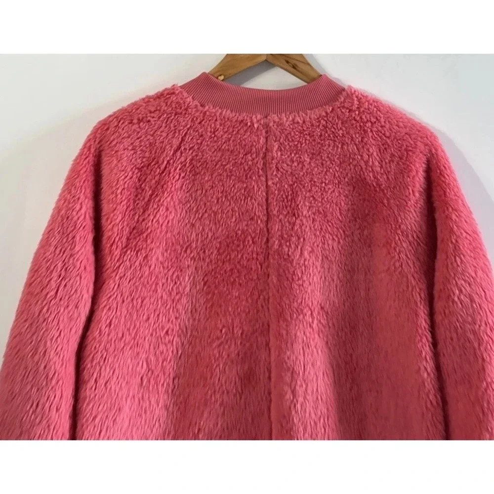 Nike Sportswear Winterized Fleece Fuzzy Jacket Girls XL Oversized Sherpa DV8135